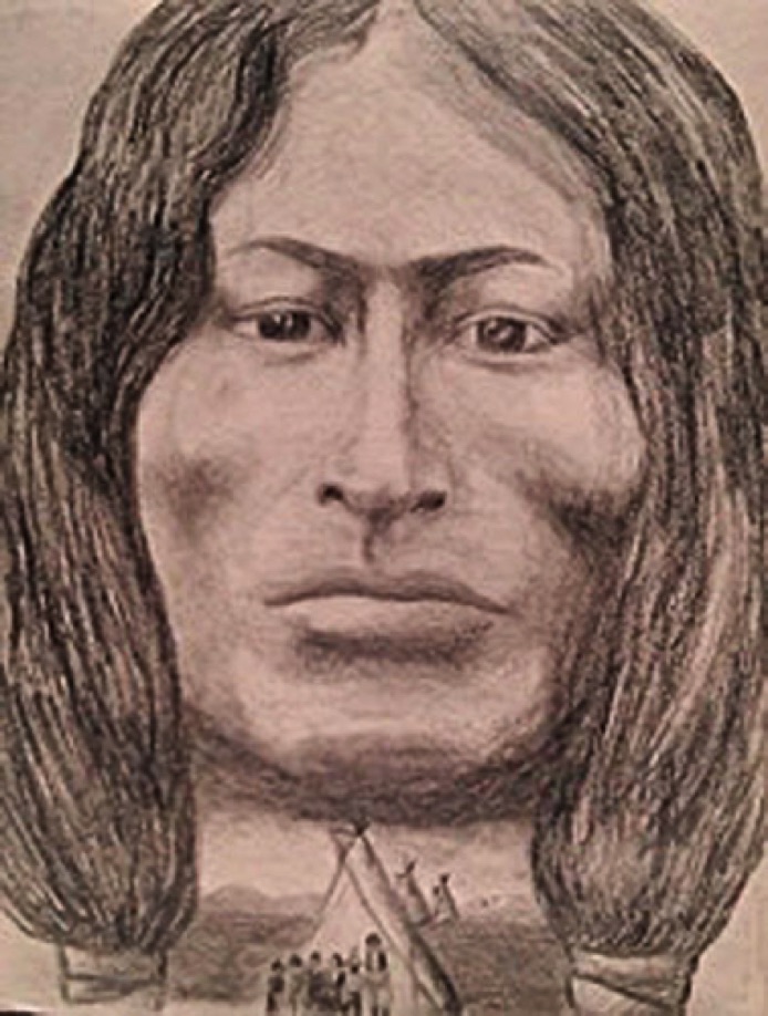 Native American Warrior Fighting For His Land - Pencil Native American Warrior Fighting For His Land - Pencil